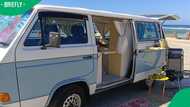 "She is beautiful": Eastern Cape woman turns vintage VW Kombi into a picture-perfect home on wheels