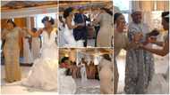 Bride and her mother take over dancefloor on wedding day, people spray them dollars in trending video