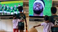 'Ncaww!': Kolisi kids supporting dad Siya and singing anthem is everything, Rachel shares cute video