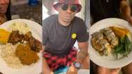 Bae goals: Gentleman serves girlfriend tantalising food, Mzansi adores his giving spirit