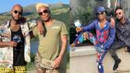 Somizi poses with Vusi Nova, fans notice that they are wearing similar rings