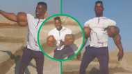 Muscular man's TikTok dance video gets 5.6M views as huge arms captivate online audience: "Is that Popeye the sailor?"