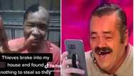 Thieves break into victim's home, find no money and quickly shave half his head