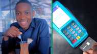 Man uses cut bank card to swipe and pay in TikTok video, South Africans amused