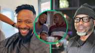 SK Khoza warms hearts with throwback video of him and Themba Ndaba on set