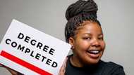 Lady proudly celebrates getting degree in Actuarial Science and Maths