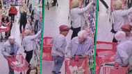 TikTok video shows old man being pickpocketed on camera while shopping, Mzansi disgusted by crime