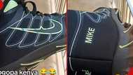 "Mike": Man disappointed after buying fake Nike shoes at night