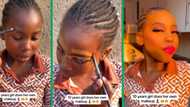 10-year-old girl impresses Mzansi with makeup face beat on TikTok, encourages others to improve their skills