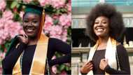 Maths 'shark': Brilliant lady drops beautiful photos as she bags degree in Maths from top university