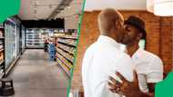 "Love is beautiful": Loved-up man proposes to boyfriend in supermarket, Mzansi ululates