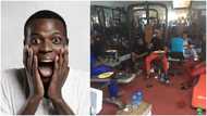 People eating in gym instead of exercising stirs hilarious reactions