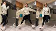 Woman gets revenge on bad neighbours with loud music and jumping on floor in viral video