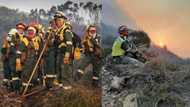 Female firefighters of Juliet Crew on front lines of Cape Town fire