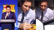 Barcelona fans mob Lionel Messi moments after tear-filled farewell press conference