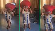 Little girl in big traditional hat performs Zulu dance that has Mzansi singing her praises on TikTok