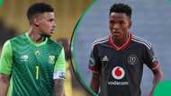 Bafana Bafana skipper Ronwen Williams plays a fatherly role for debutant Relebohile Mofokeng