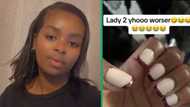 Cape Town woman shares video of botched R200 manicure by unskilled nail tech, Mzansi left amused