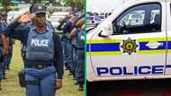 Clubgoers groove on top of SAPS van, netizens divided: "SA is beyond repair"