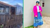 Gqeberha couple replace shack, Mzansi stunned by outcome: "So impressive, well done"
