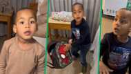 4-year-old boy scolds grandma for taking his sweets, TikTok video of his anger 2 weeks later has Mzansi amused