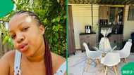 "Excellence at its best": Woman in vat en sit relationship shows off her gorgeous shack, SA wowed