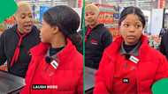 "She's my hero": Cashier follows manager's orders to be friendlier in funny clip, SA entertained