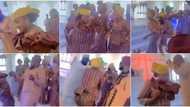 Bridesmaids and groomsmen scatter dancefloor with amazing dancing skills in video as they thrill guests