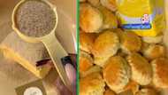 Ultra Mel Custard Scone recipe showing step-by-step banking process gets 1 million TikTok views