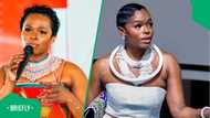 Unathi claps back at fan accusing her of using drugs in viral video: "It had to be a man"