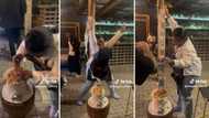 SA woman gets money cake for birthday, video of her pulling out hundreds of rands leaves peeps jealous