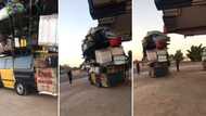 Viral video of taxi carrying huge overload of goods has SA baffled: "Judgement awaits this driver in heaven”