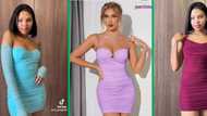 Shein models vs real life: SA woman compares 4 bodycon dresses to website images in clothing haul video