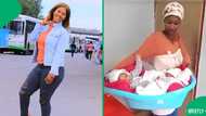 "God is a miracle": Mom with superfetation twins shares a creative way of carrying them, SA moved