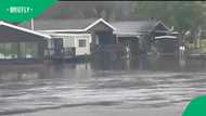 "So much damage": Mzansi stunned as floodwaters turn Garden Route roads into rivers