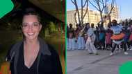 "She ate and let no crumbs": German woman and Xhosa choir's dance moment goes viral