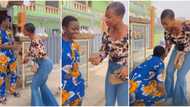 Emotional video shows young lady surprise woman with money days after breaking a crate of eggs in her shop