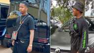 Living in luxury: Royal AM's Andile Mpisane shows off his snazzy and flashy cars