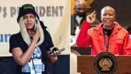 Duduzile Zuma leaves Mzansi scratching their heads with post about Julius Malema being her leader