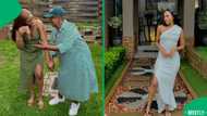 A young woman collected her new black Omoda and brought her grandmother along to share in the special day