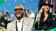 Tyler Perry's look at Beyoncé's concert has the internet side-eyeing him: "Madea goes to Texas"