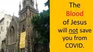 Church takes bold step by adding massive banner urging peeps to get vaccinated