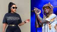 Dineo Moloisane claims she received a DM from American rapper Lil Wayne, fans not sure about it