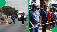 Westbury community members clash with South African Police Service in protest action