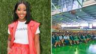 Thuso Mbedu visits her old High School in Pietermaritzburg