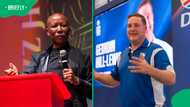 Malema accuses DA's Hill-Lewis of hiding racism behind EFF corruption claims at Joburg Debate