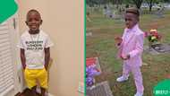 "No baby deserves this": Young boy visits late mom's grave to give a school update, SA moved