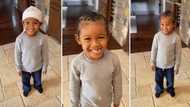 Mother hypes cute baby boy as she reveals his natural hair, sweet moment has people shedding tears of joy