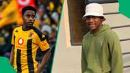 Young Kaizer Chiefs star Mfundo Vilakazi flaunts his expensive VW Golf R car