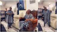 Father sings hip hop song on 79th birthday, dances in front of his kids to make them laugh
